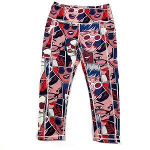 CVG Pop Art Capri Pocket Leggings Constantly Varied Gear